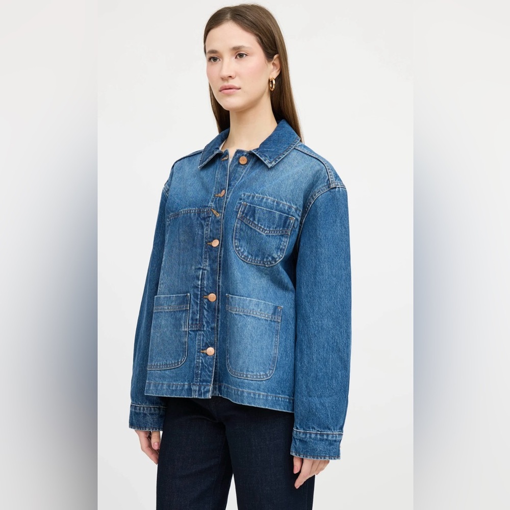 Doen Indigo Blue Denim Shirt Jacket